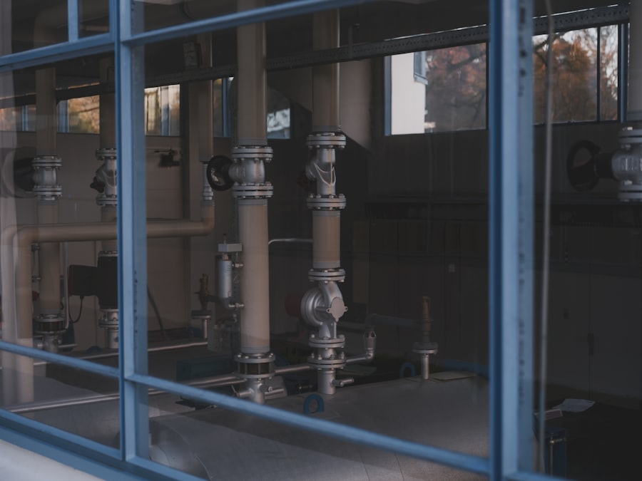 API Plan 32 pump seal flush piping in a chemical plant